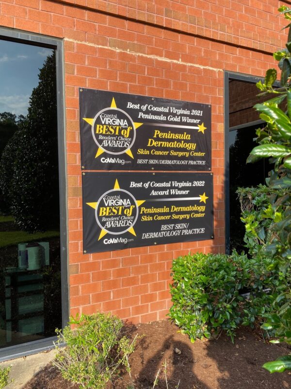 Peninsula dermatology voted best dermatology practice on the peninsula | coastal virginia magazine 2 Best of awards