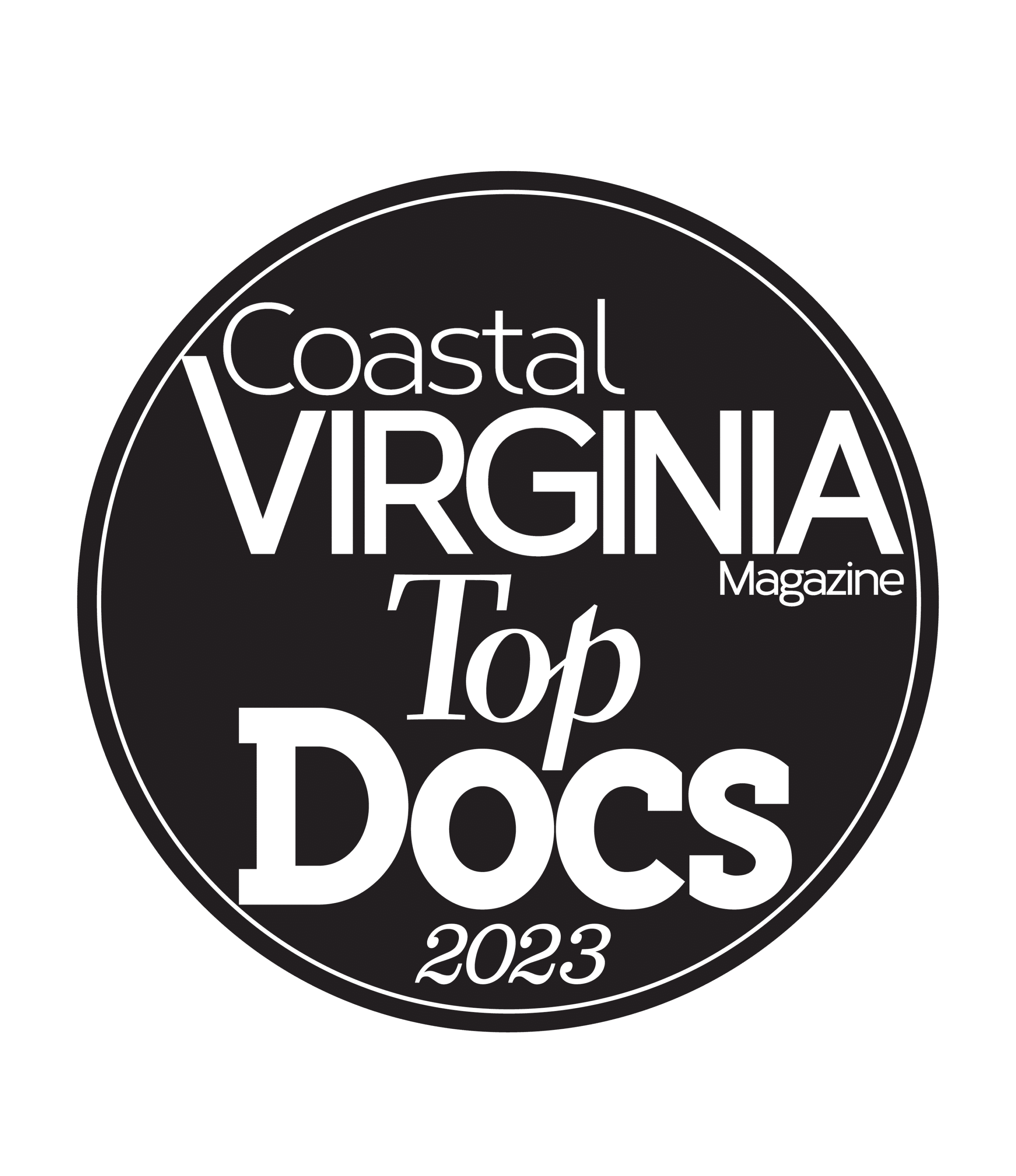 Cova top docs logo 2023-3 Coastal virginia magazine top doctor award 2023