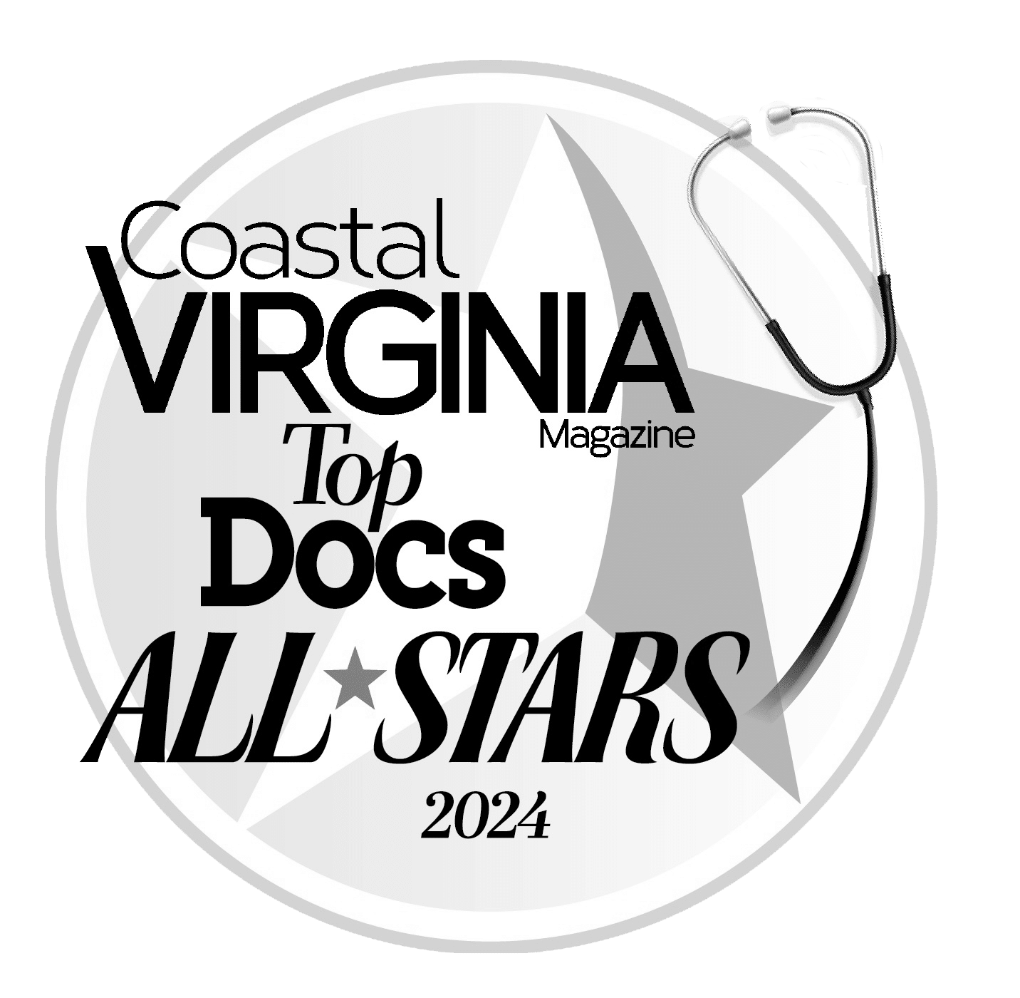 Dr. Donald w. Shenenberger 7 Top doc all star badge