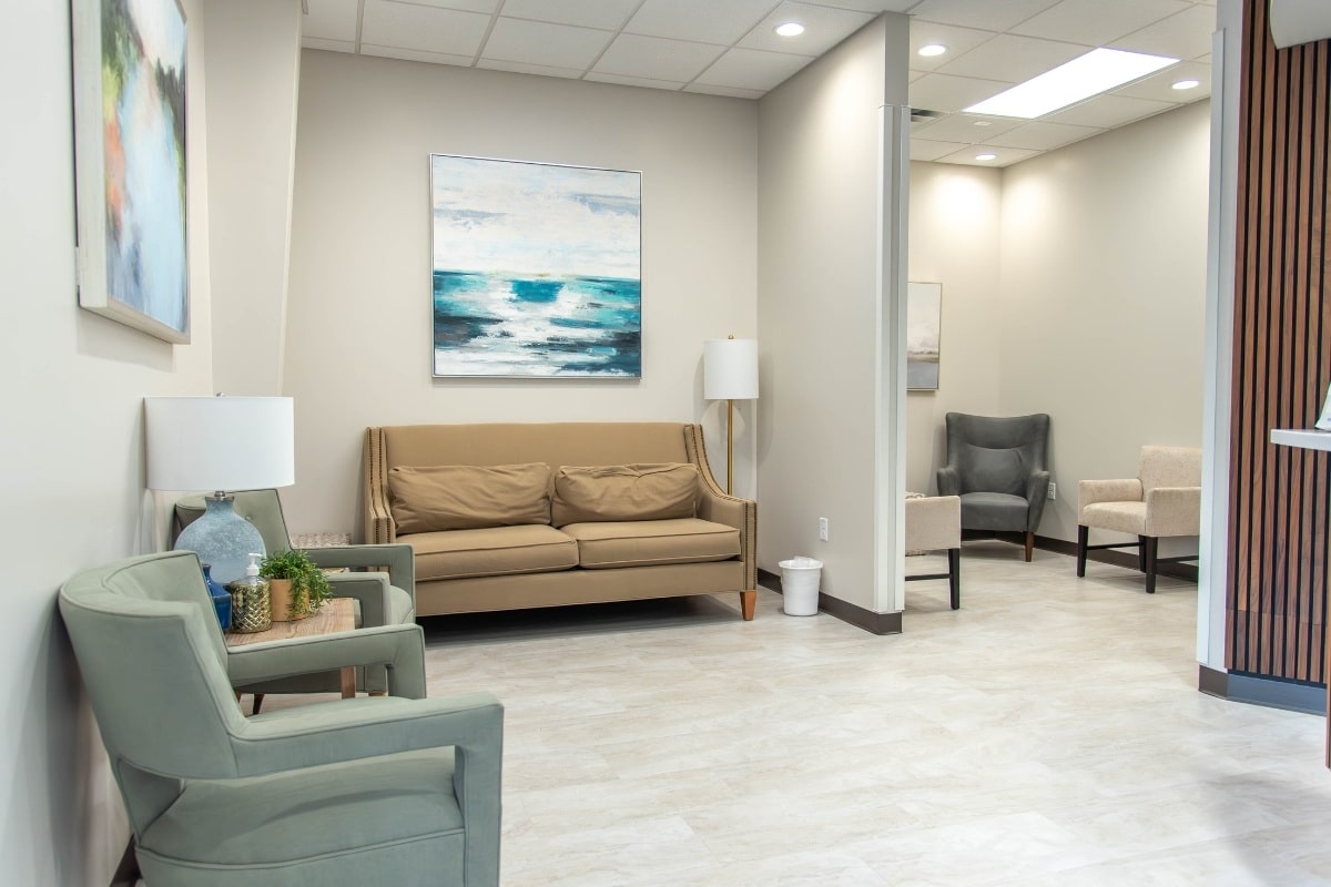 Williamsburg location 6 Peninsula dermatology waiting area